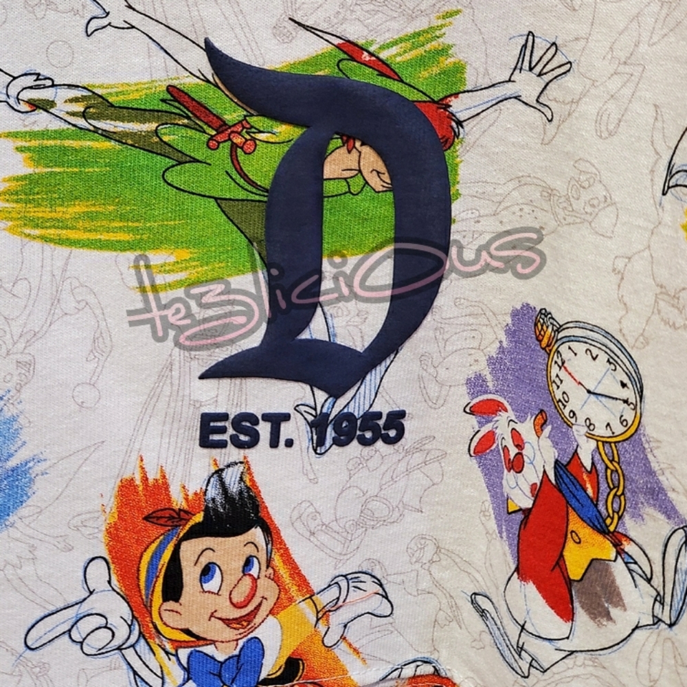 DISNEYLAND FANTASYLAND CHARACTERS SPRITE JERSEY - Picture 5 of 6